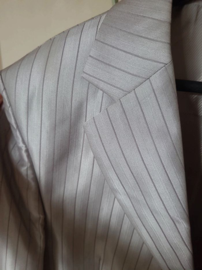 veste ou blazer gris argent taille 42 - photo numéro 2