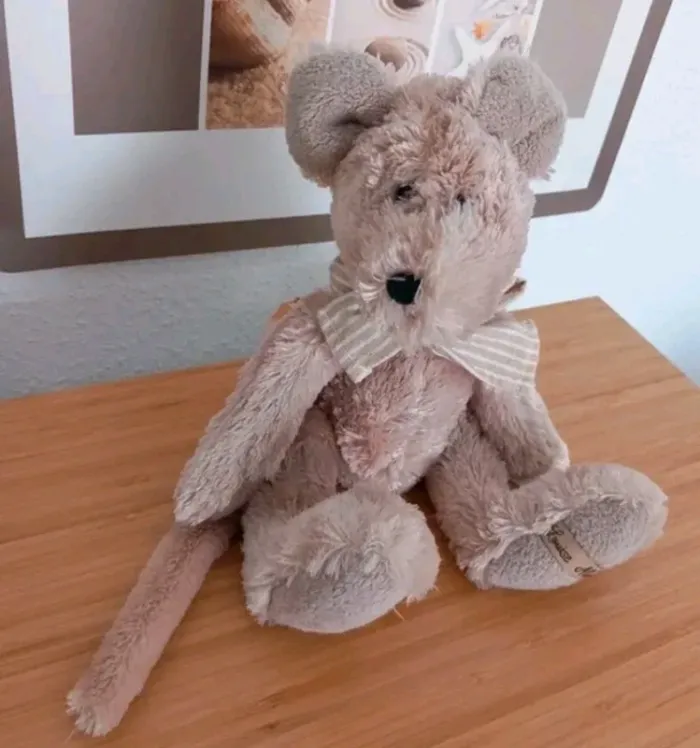 Peluche souris Louise Mansen 21cm - photo numéro 2