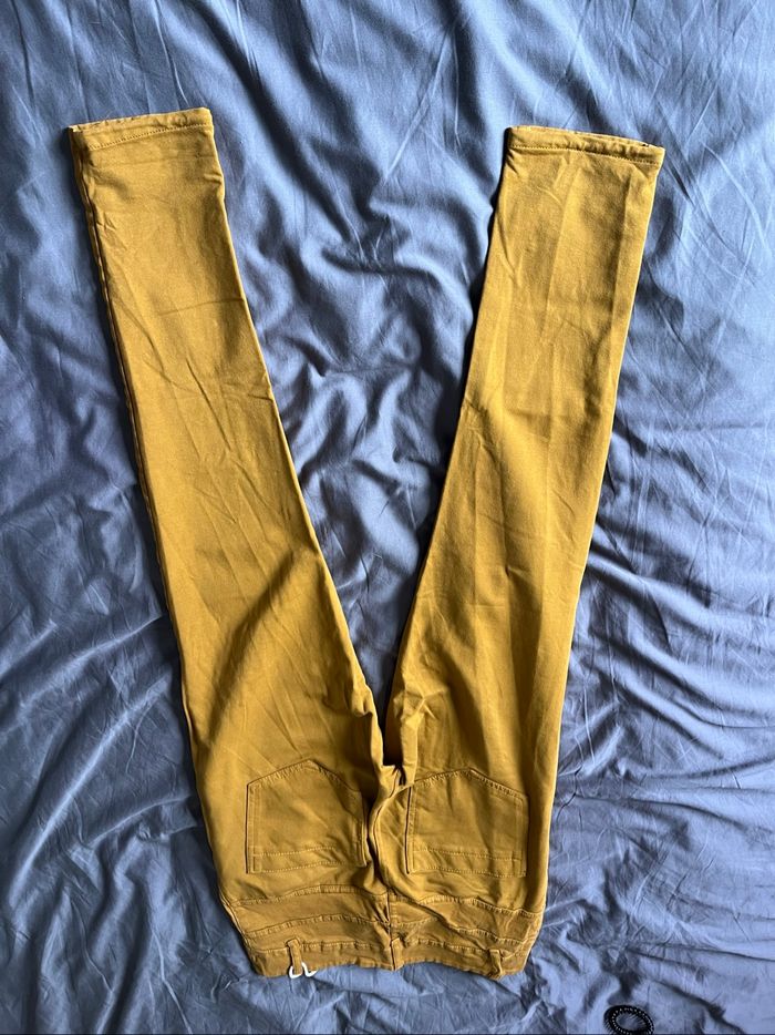 Pantalon moutarde/ camel Taille S 38 - photo numéro 2