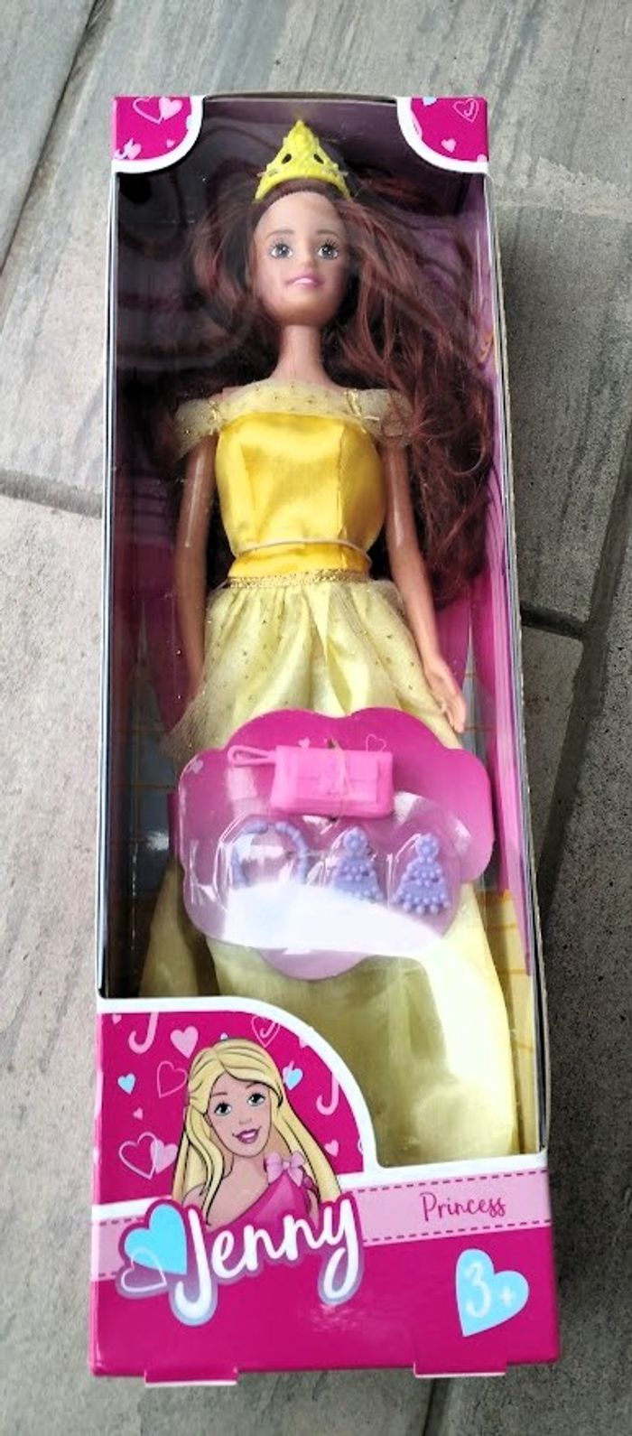 Poupées Jenny Princesse Robe Jaune - photo numéro 2