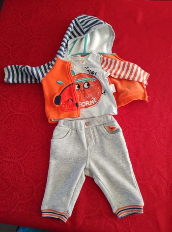 Ensemble 3 pièces du pareil au même 6 mois