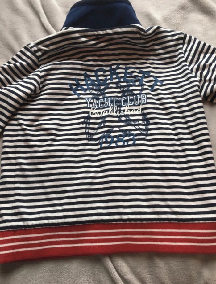 Gilet sans capuche réversible 7-8 ans Hackett 100% coton - photo numéro 2