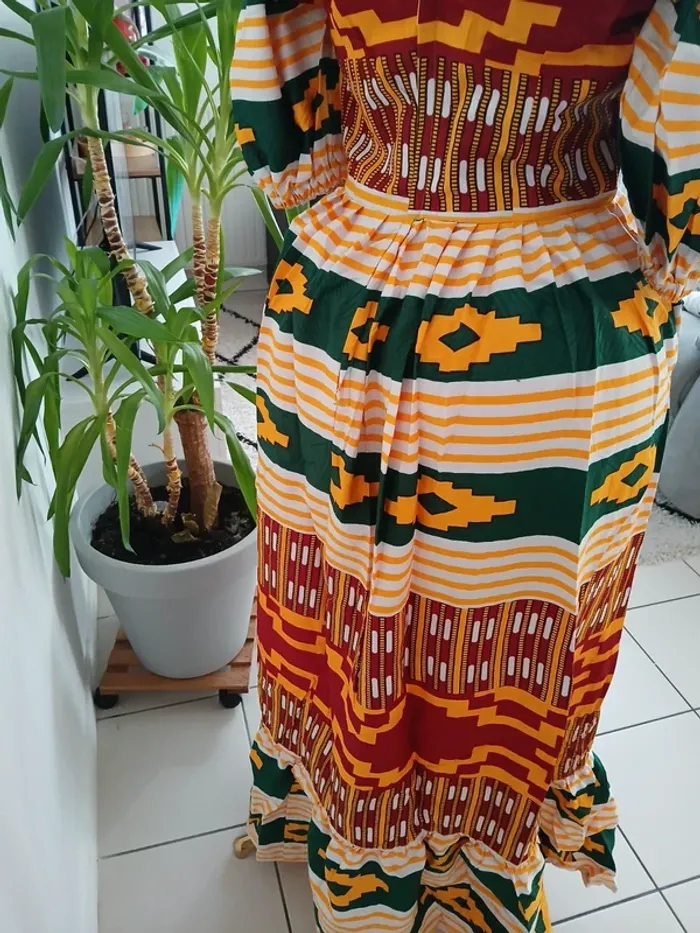 Longue robe d'été à motifs Taille M🌿💝 - photo numéro 7