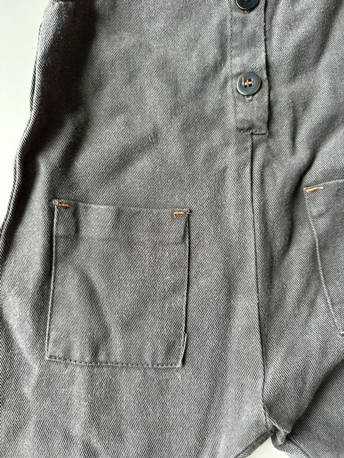 Salopette grise Zara - photo numéro 4