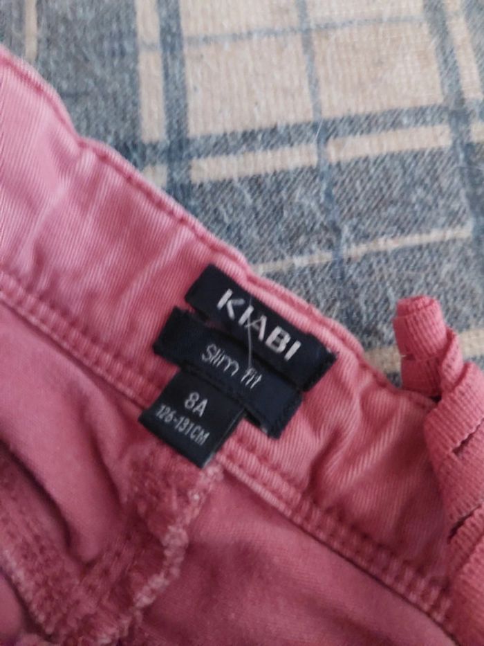 Jean slim rose taille 8 ans - photo numéro 2