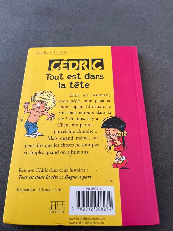 Livre bibliothèque rose Cédric tout est dans la tête - photo numéro 2