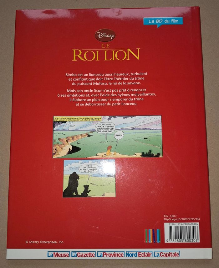 Le Roi Lion bande dessinée - photo numéro 2