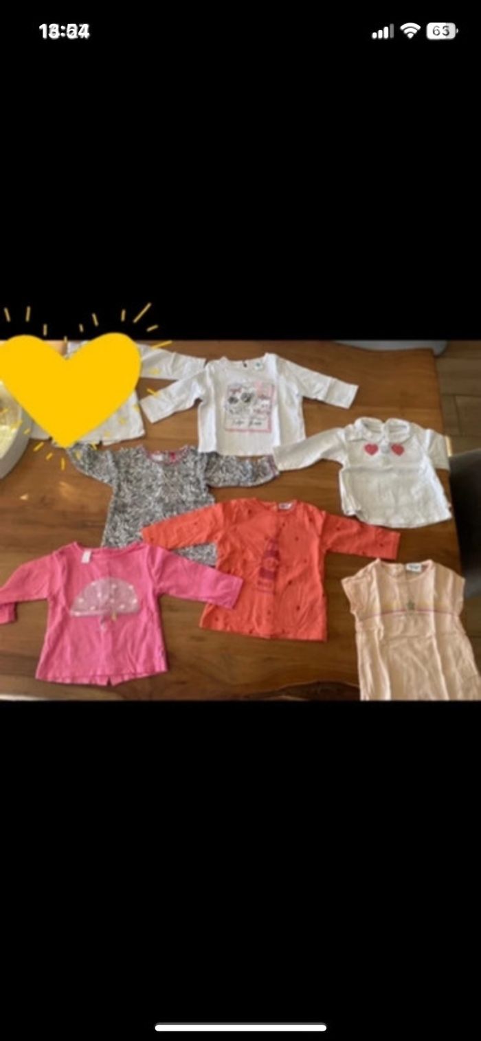 Lot vêtements 6 mois TAO Zara kiabi sergent major - photo numéro 7