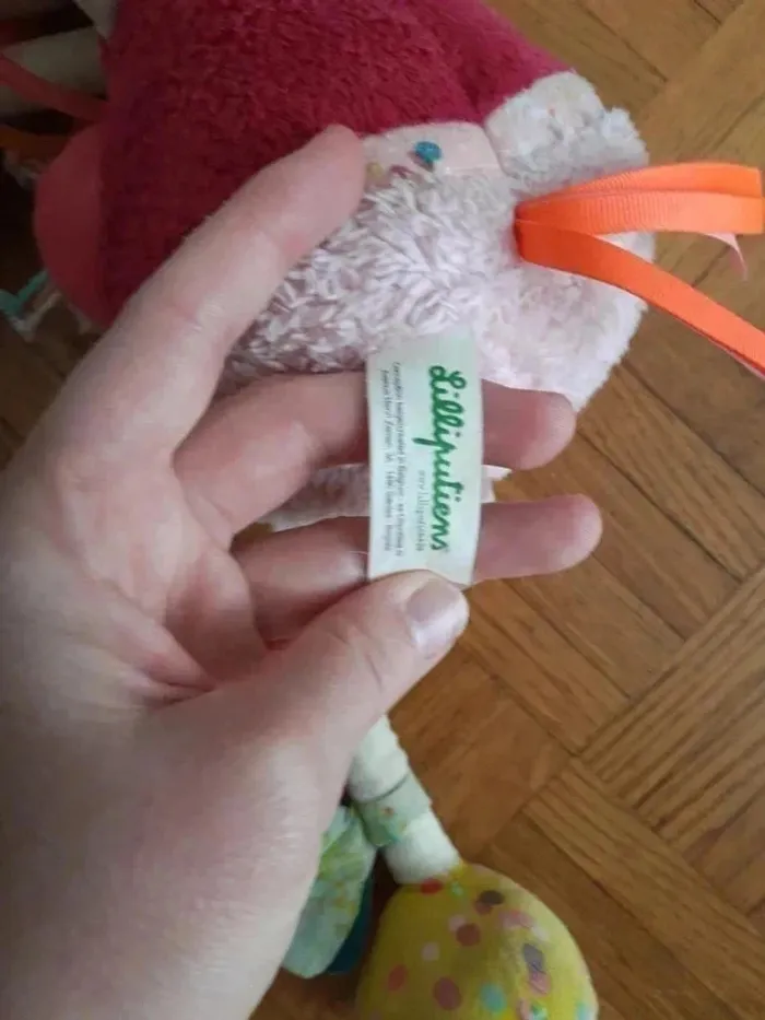 Peluche lilliputien licorne caline d activités louise - photo numéro 4