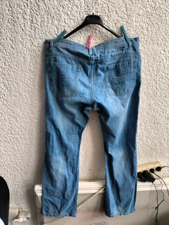 Jean bleu avec bouton t48 - photo numéro 7