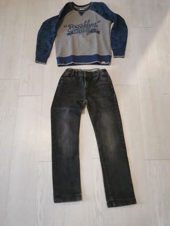 pantalon et pull 10 ans