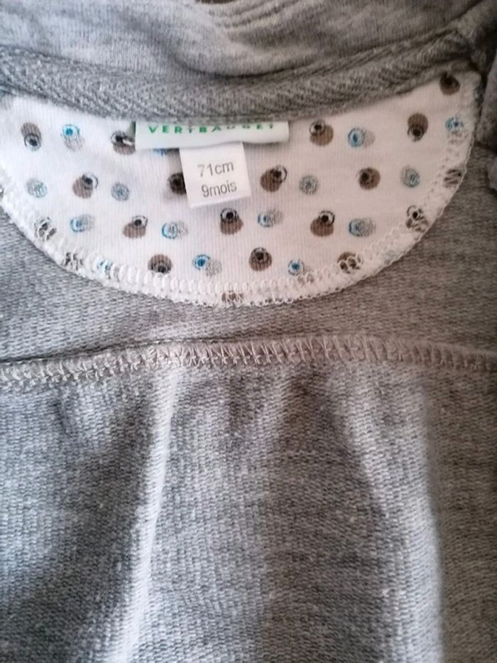 Gilet gris verbaudet - photo numéro 2