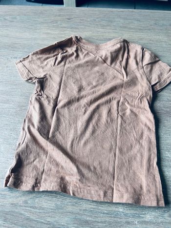 Teeshirt manches courtes marron 5 ans 