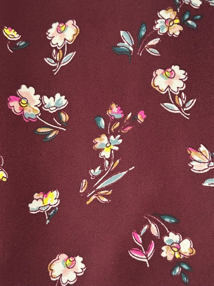 Tuniques, couleur, prune, motif fleuri, marque Primark - photo numéro 7