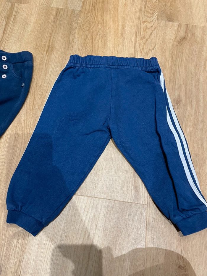 Lot 2 pantalons joggings 12 mois - photo numéro 4