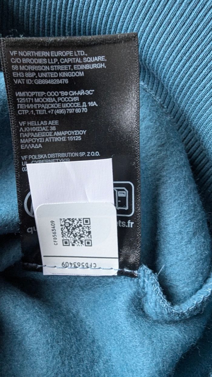 Sweat à capuche the North Face taille XS homme bleu - photo numéro 4