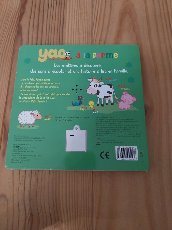 Livre Yalo le petit panda à la ferme - photo numéro 2