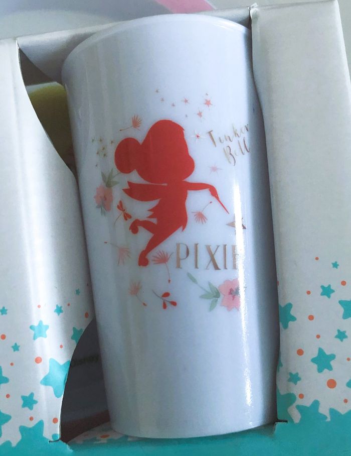 Kit vaisselle La Fée Clochette Disney neuf - photo numéro 3