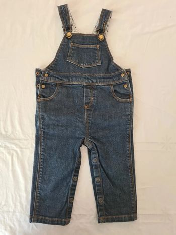 Salopette Petit Bateau 12 mois comme neuve