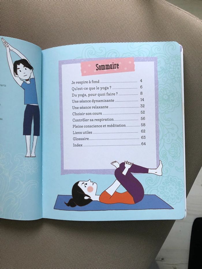 Lot de 2 livres neufs sur le Yoga : le yoga c’est pour moi et mon cahier yoga - photo numéro 5