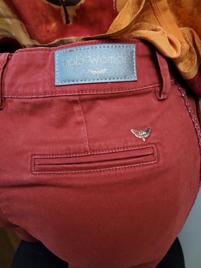 Pantalon Naomie, les petites bombes, bordeaux, taille 36 - photo numéro 6
