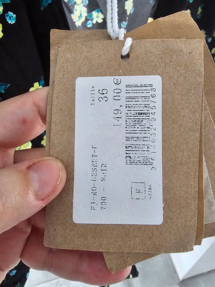 Robe portefeuille La Fée Maraboutée femme T36 - photo numéro 6