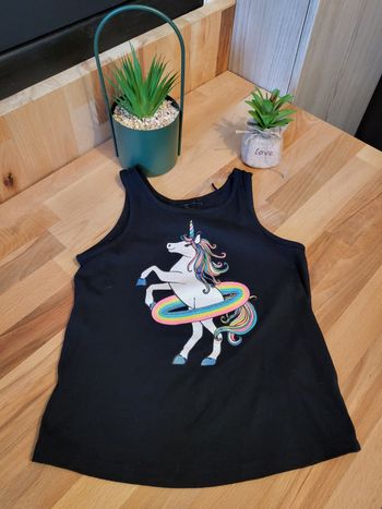 Debardeur licorne noir