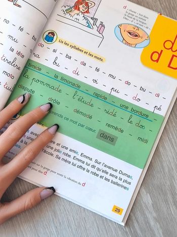 Guide de lecture transparent vert foncé