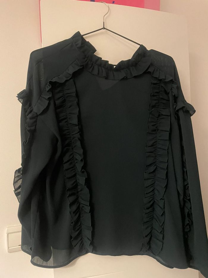 Blouse verte fluide