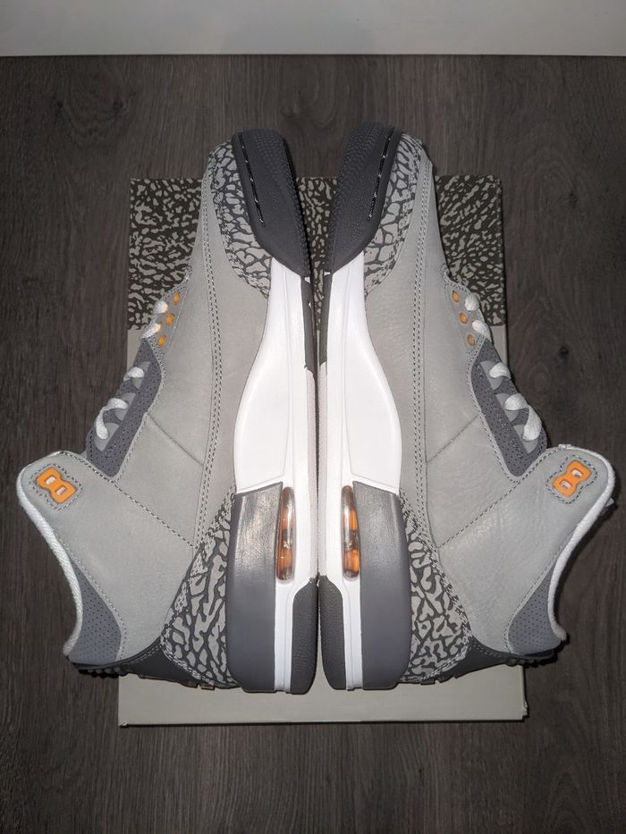 Nike Air Jordan 3 cool Grey pigeon 44eu 10us avec facture kickz - photo numéro 5