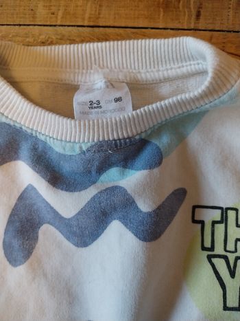 Sweat zara boys 2/3 ans