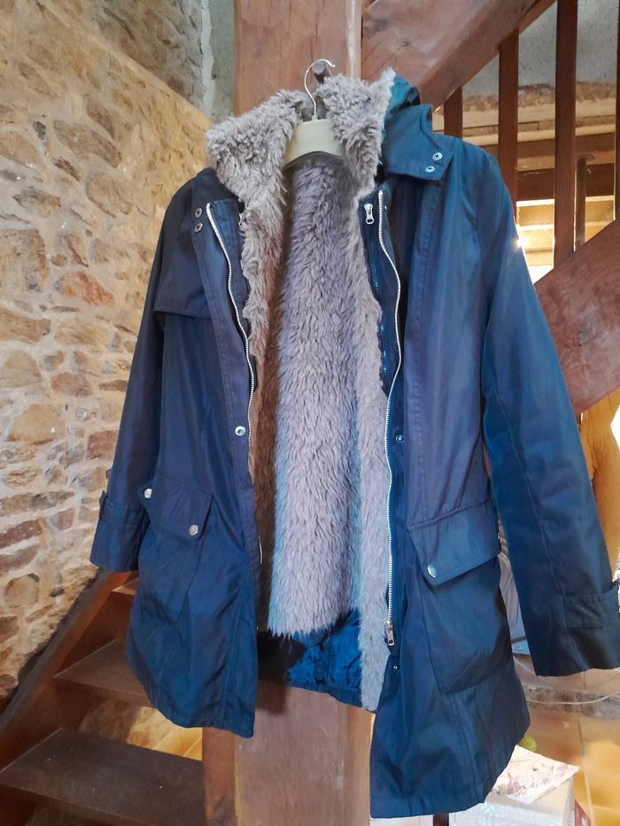 Manteau imperméable intérieur polaire