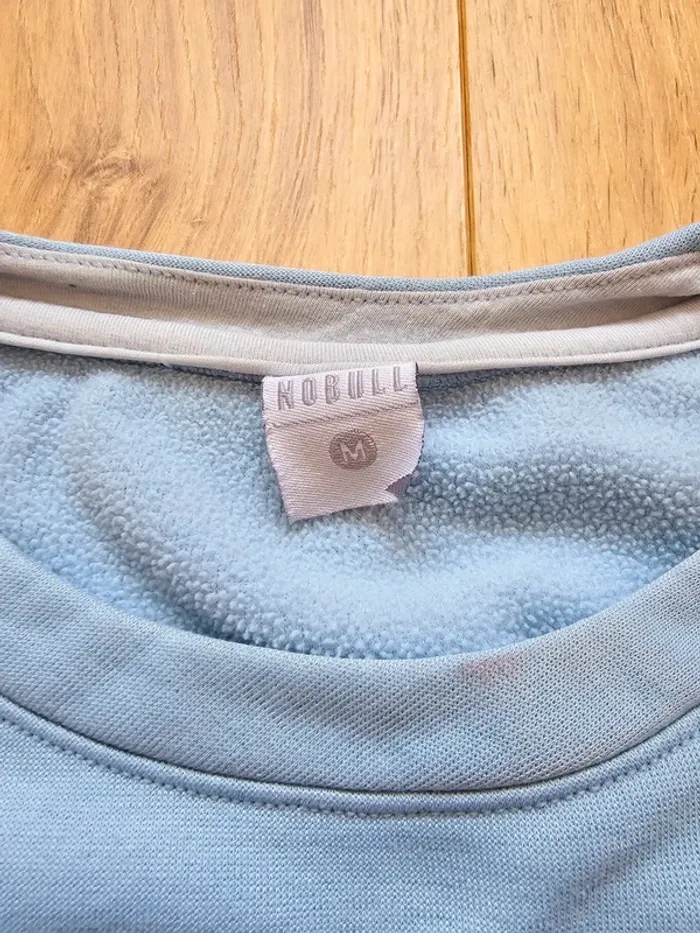 Pull Nobull bleu ciel M femme - photo numéro 4