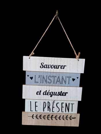 Décoration murale "Savourer..."