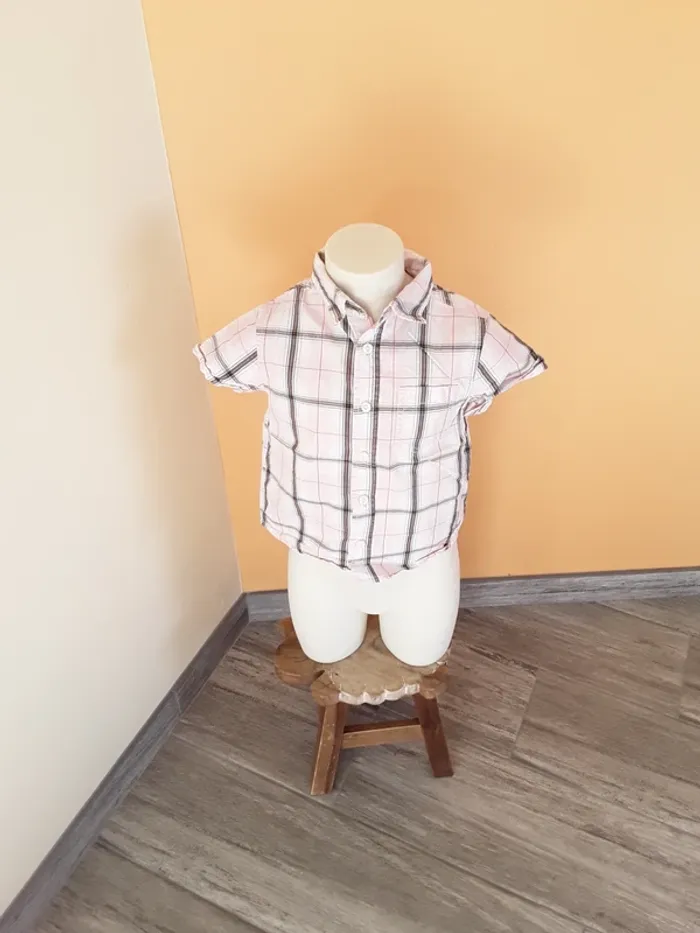 Chemise manches courtes 2-3 ans (98 cm)
