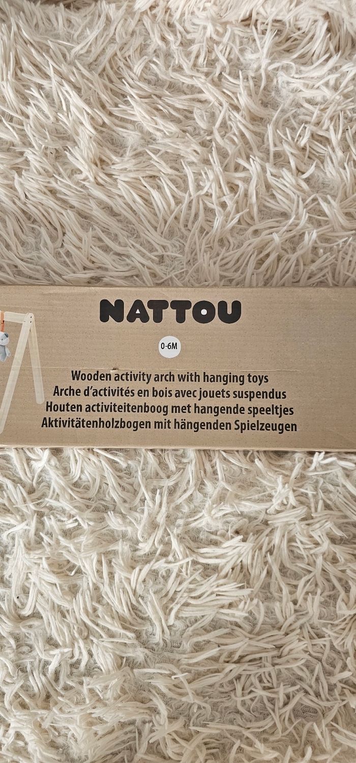 Magnifique Arche d eveil en bois Félix et Léo Nattou Neuf - photo numéro 2