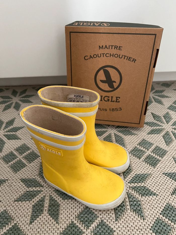 Bottes de pluie Aigle pointure 22 - photo numéro 4