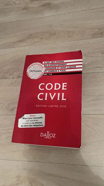 Code civil 2016