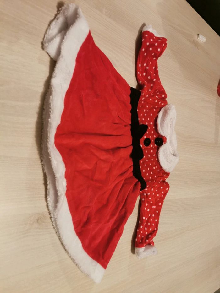 Robe Noël velours 6 mois