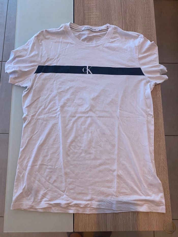 Tee-shirt blanc CK
