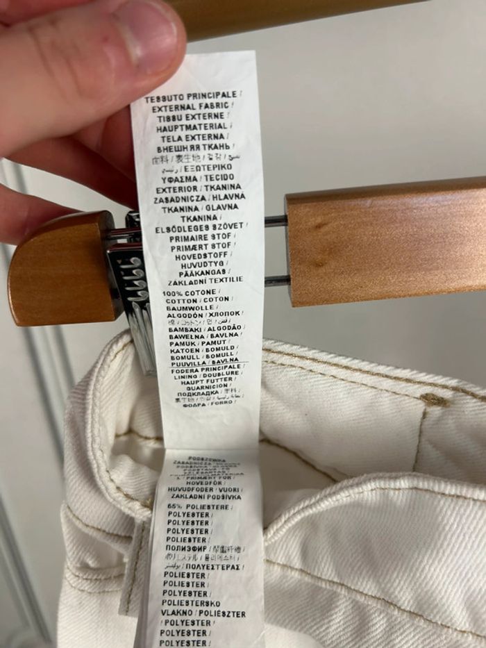 Jean blanc Baggy LiuJo W32 Neuf - photo numéro 9
