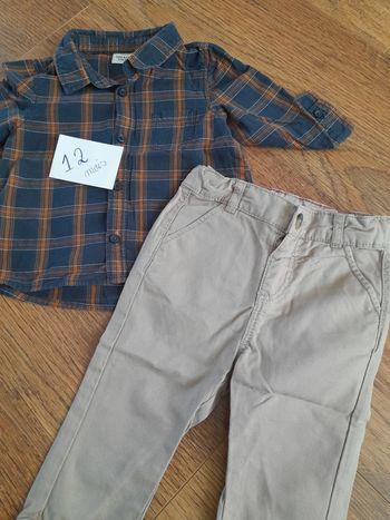 Ensemble 2 pièces 12 mois neuf