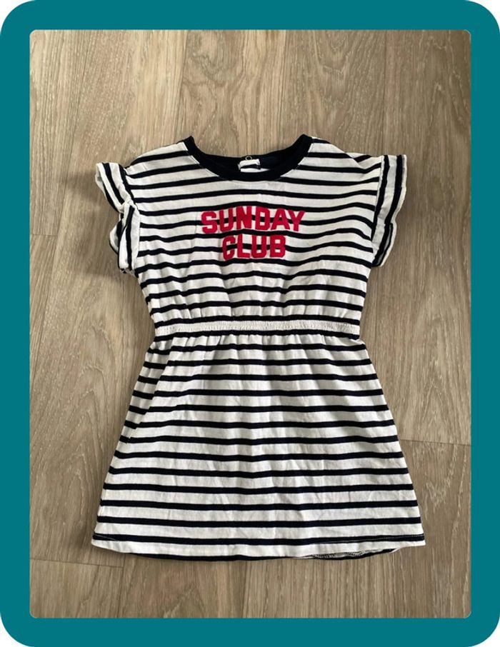 Robe / tunique marinière kiabi