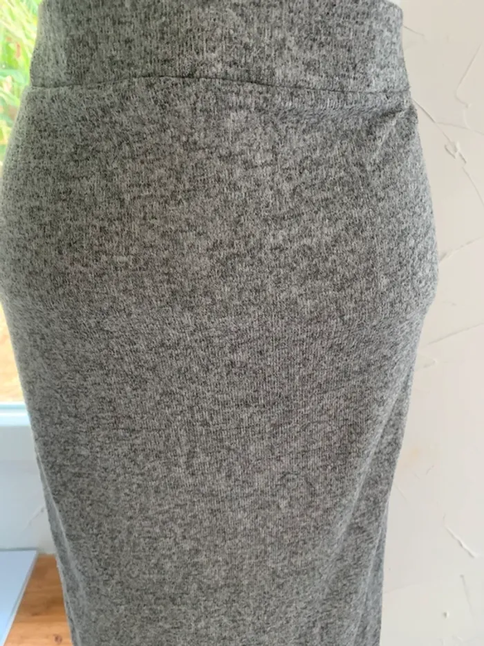Jupe Tex longue grise pour l’automne taille L - photo numéro 3