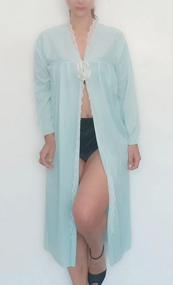 Robe de chambre flanelle vintage chic