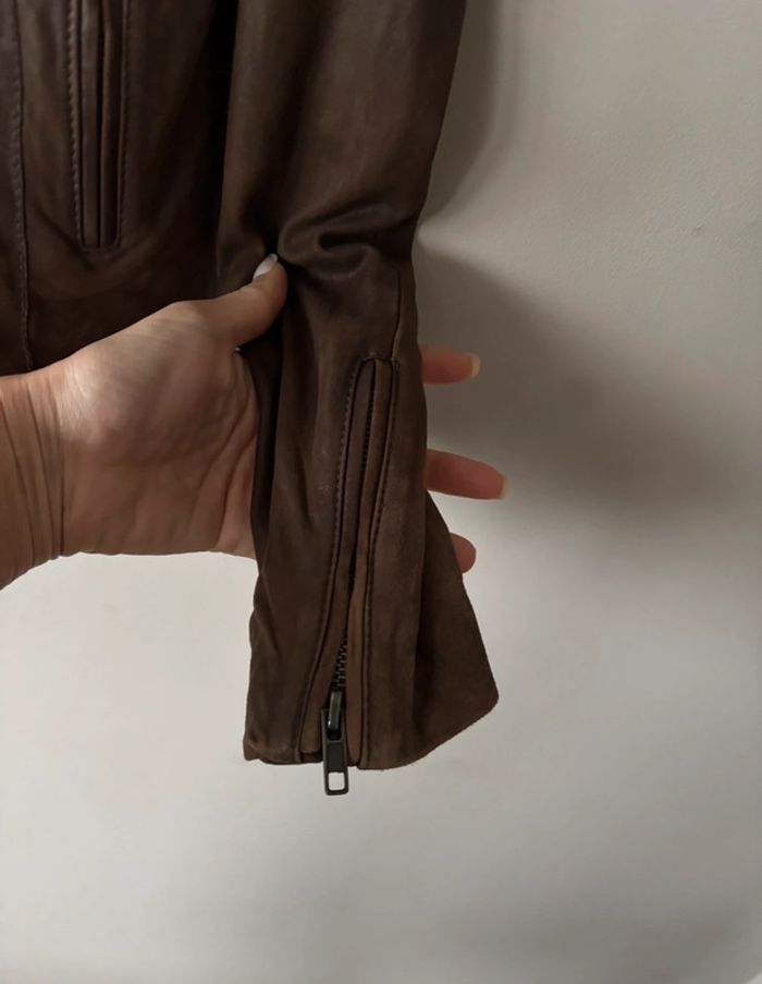 Superbe veste en cuir daim Maje 38 - photo numéro 11