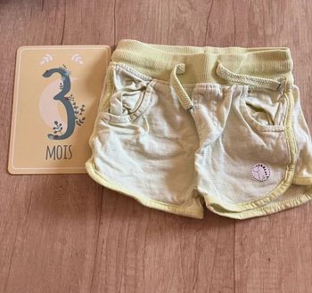 Short garçon 3 mois