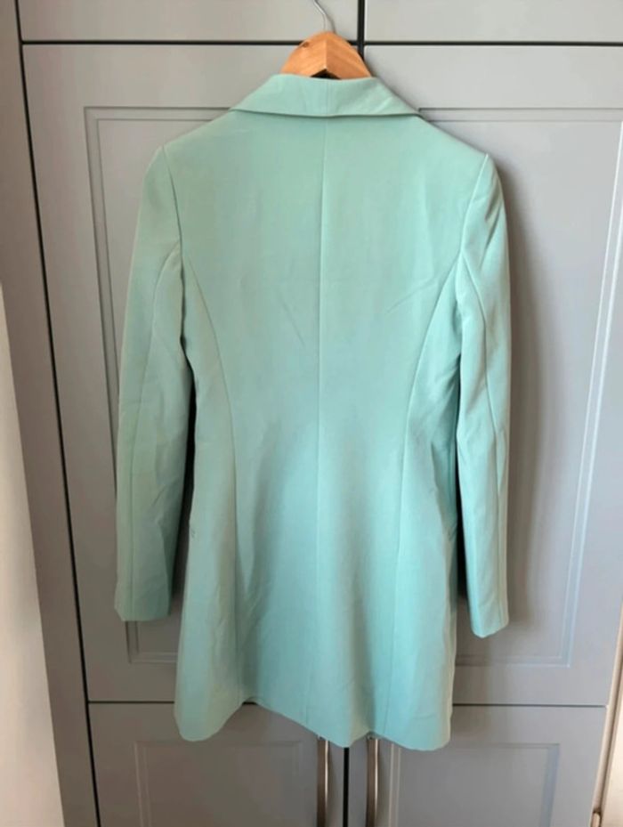 Blazer vert d’eau Stradivarius - photo numéro 3