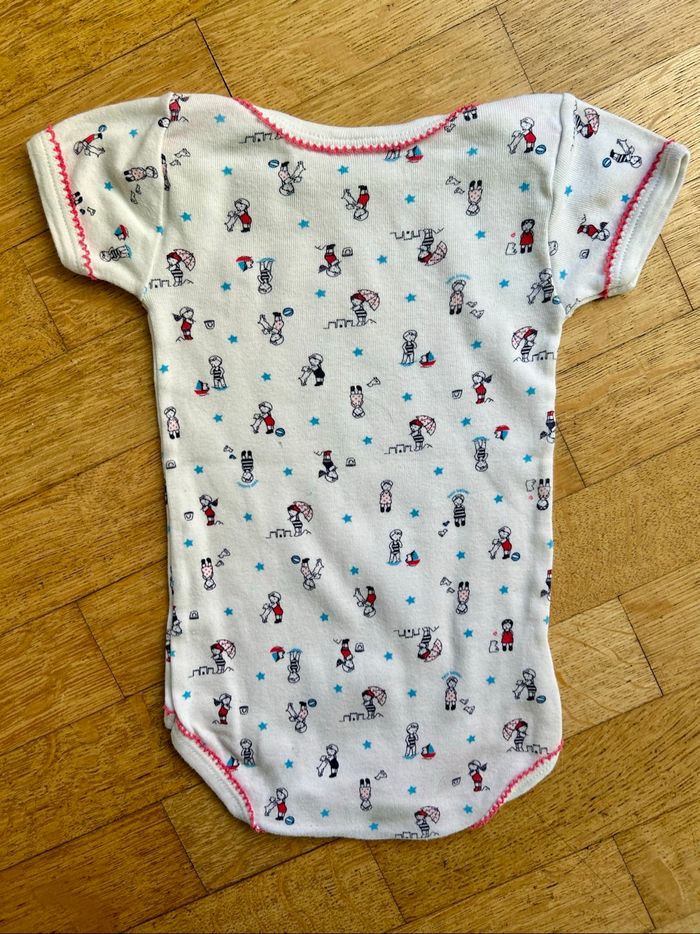 Lot de 3 Bodies Manches Courtes PETIT BATEAU 6 Mois | Parfait État - photo numéro 6