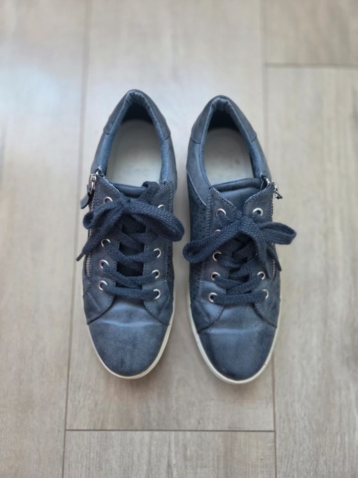 Baskets bleu gris T38 - photo numéro 3